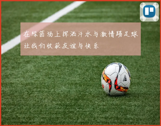 在绿茵场上挥洒汗水与激情踢足球让我们收获友谊与快乐